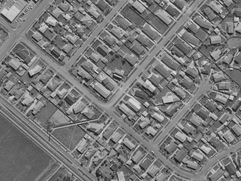 4 Hartford Street from the air, 1970-1974