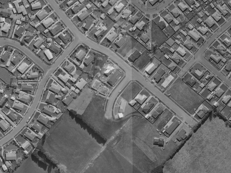 2 Witbrock Crescent from the air, 1970-1974