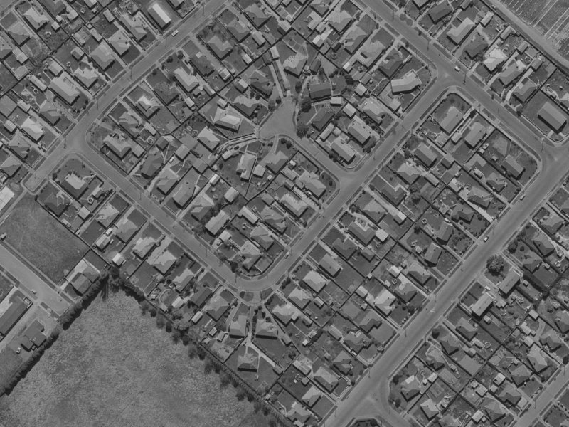 Banbury Street from the air, 1970-1974