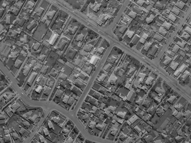 9 Murdoch Street from the air, 1970-1974