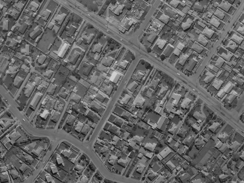 11 Murdoch Street from the air, 1970-1974