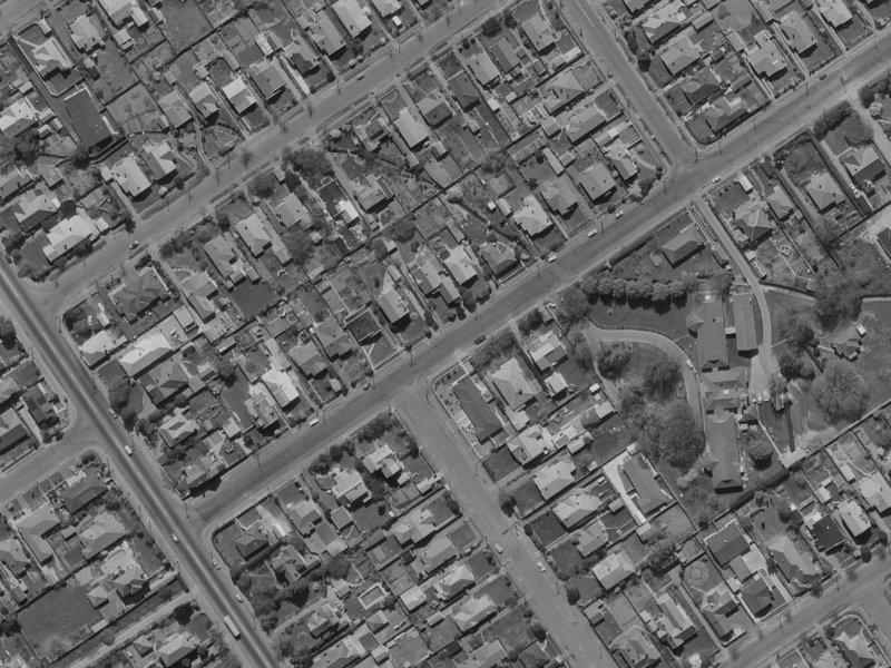 29 Paparoa Street from the air, 1970-1974