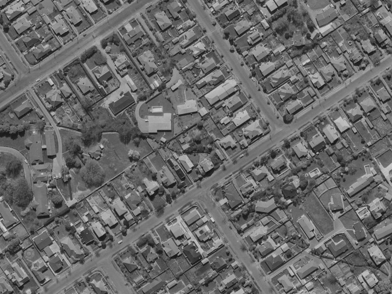 Tomes Road from the air, 1970-1974