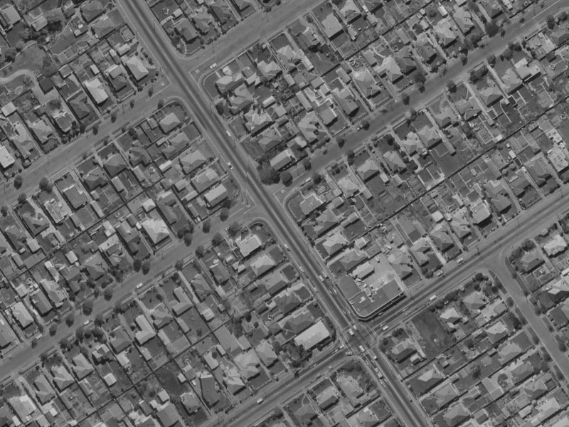 258 Cranford Street from the air, 1970-1974