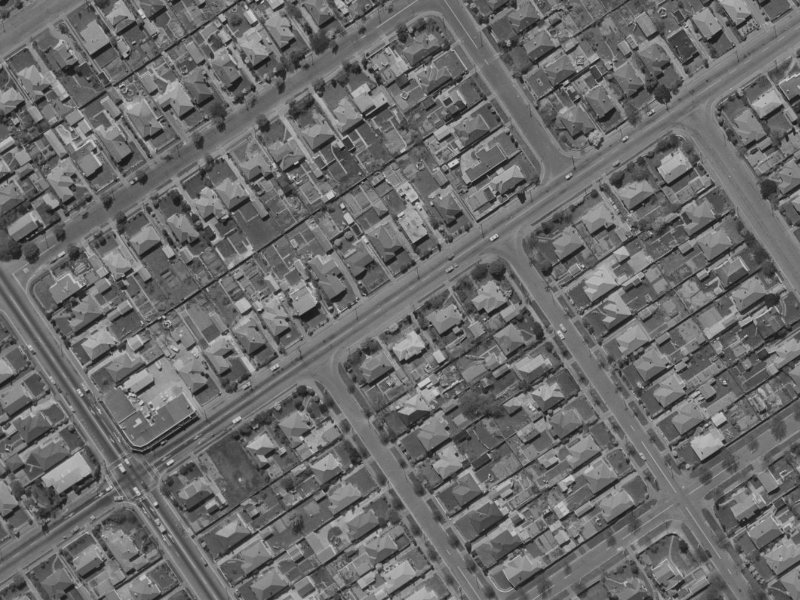 278 Innes Road from the air, 1970-1974