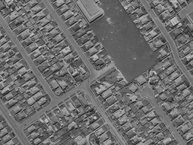 2 Nancy Avenue from the air, 1970-1974