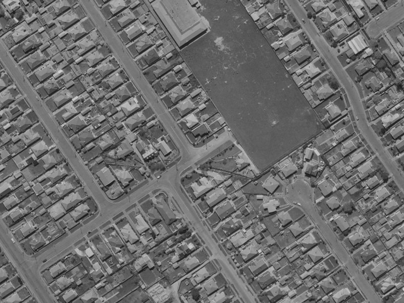 24–26 Norah Street from the air, 1970-1974