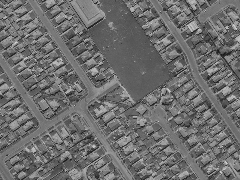 26 Norah Street from the air, 1970-1974