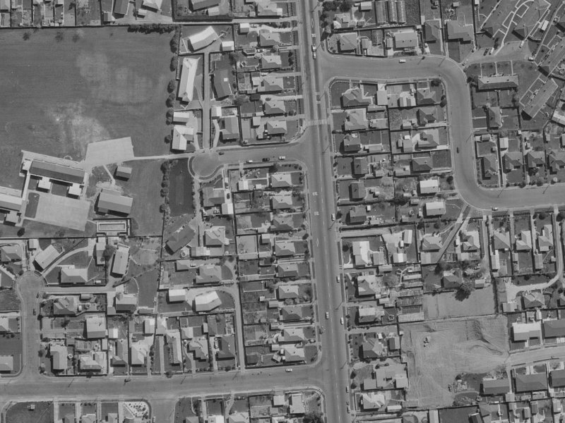 85 Marshland Road from the air, 1970-1974