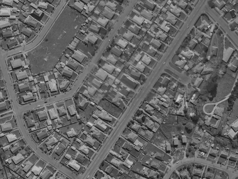 223 Greers Road from the air, 1970-1974