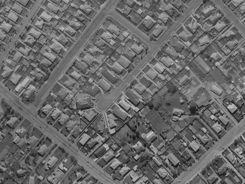 8 Hudson Street from the air, 1970-1974