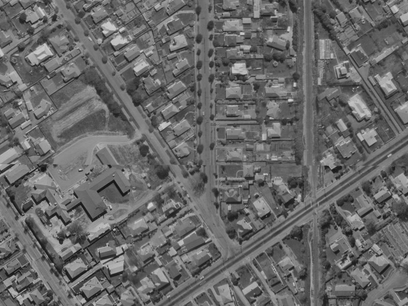 5 Saint James Avenue from the air, 1970-1974