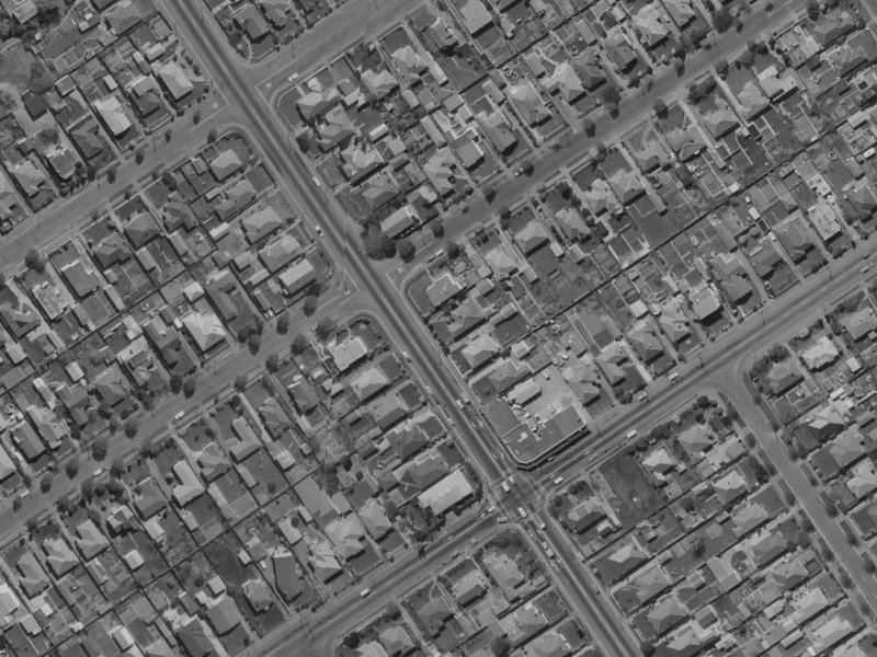 256 Cranford Street from the air, 1970-1974