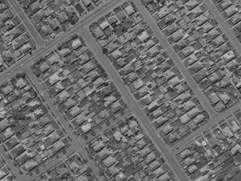 67 Thames Street from the air, 1970-1974