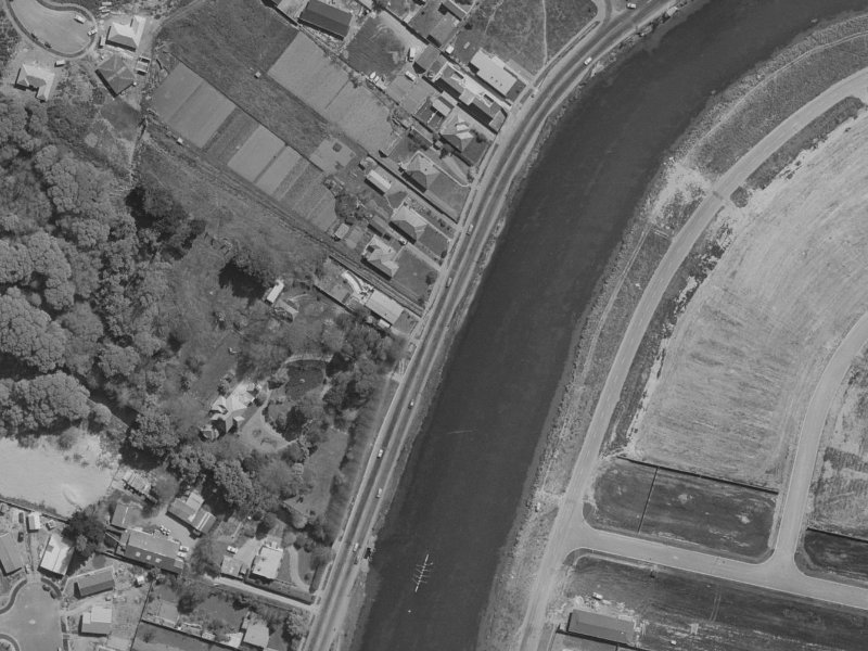 227 New Brighton Road from the air, 1970-1974