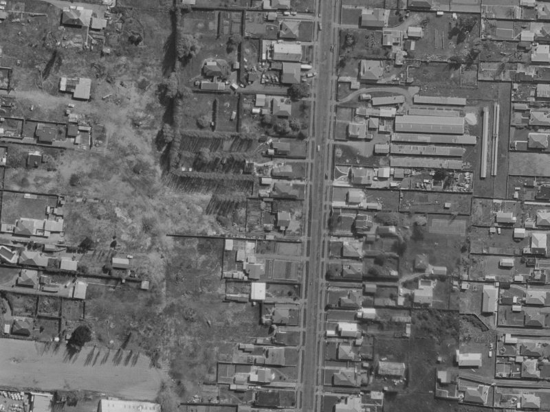 148 Palmers Road from the air, 1970-1974