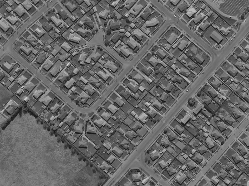 15 Banbury Street from the air, 1970-1974