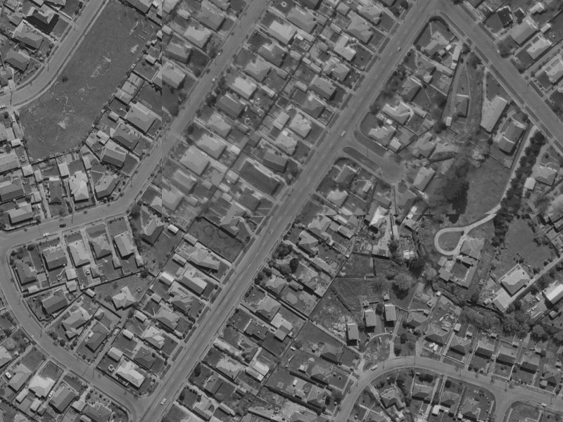 225 Greers Road from the air, 1970-1974