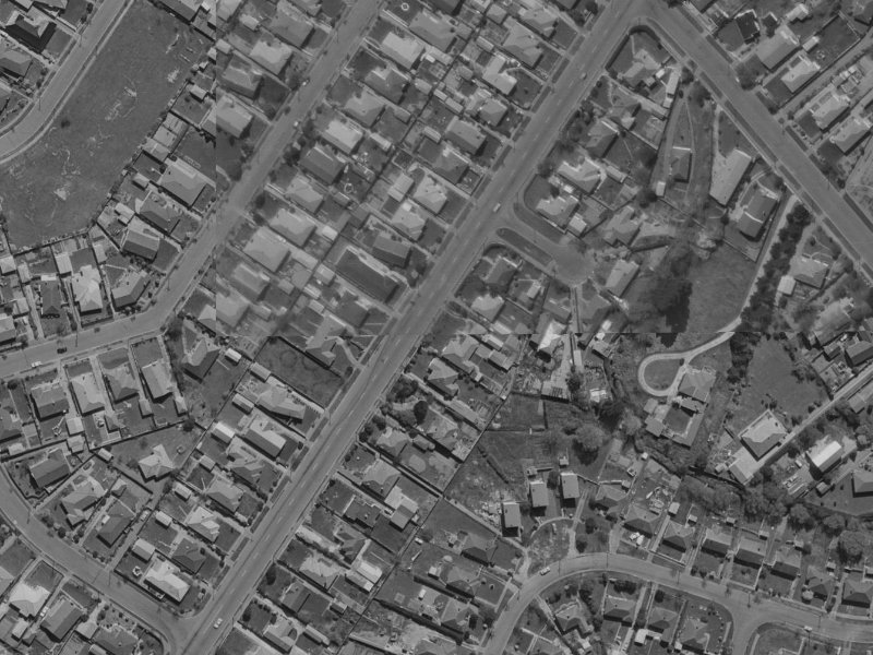 226 Greers Road from the air, 1970-1974