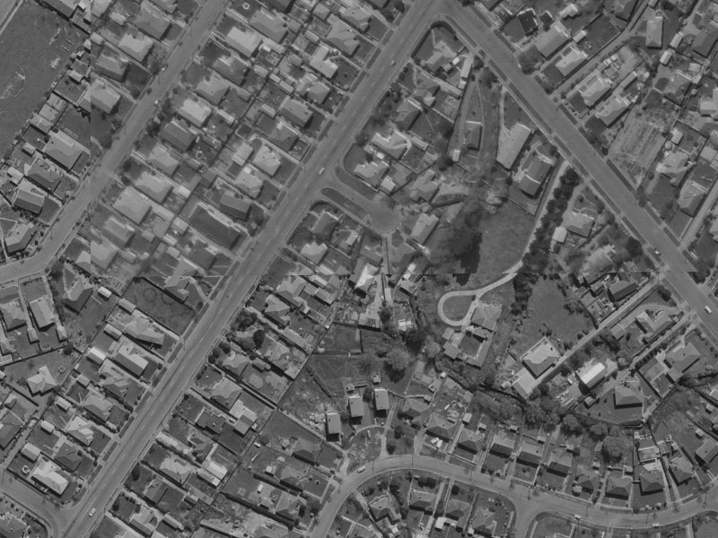 4 Sealy Place from the air, 1970-1974