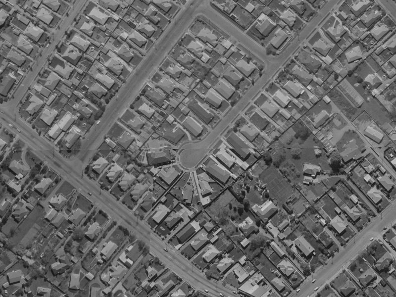 7 Hudson Street from the air, 1970-1974