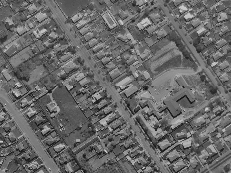 38 Condell Avenue from the air, 1970-1974