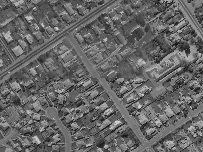 118B Watford Street from the air, 1970-1974