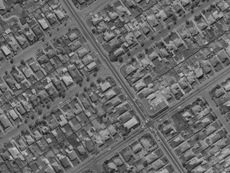 257 Cranford Street from the air, 1970-1974