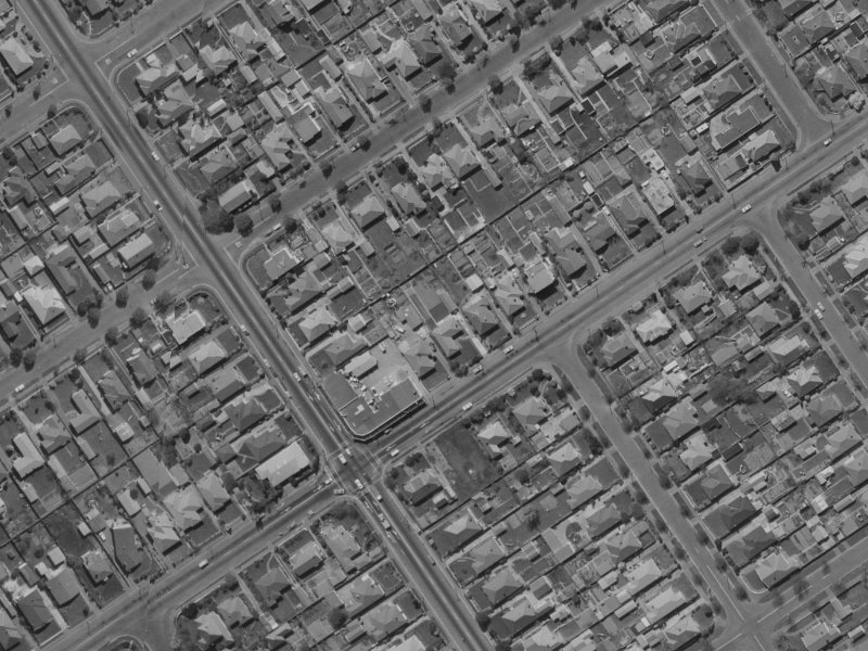 217 Innes Road from the air, 1970-1974