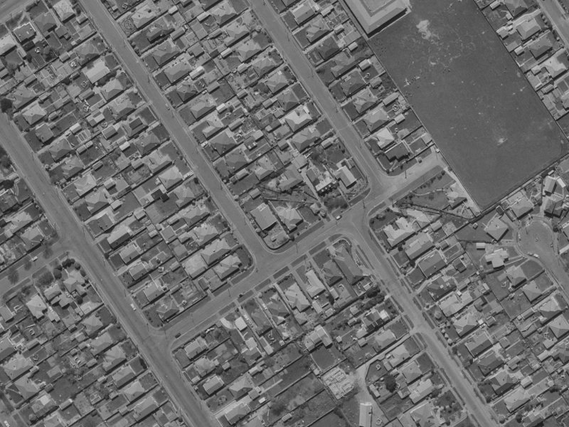17 Norah Street from the air, 1970-1974