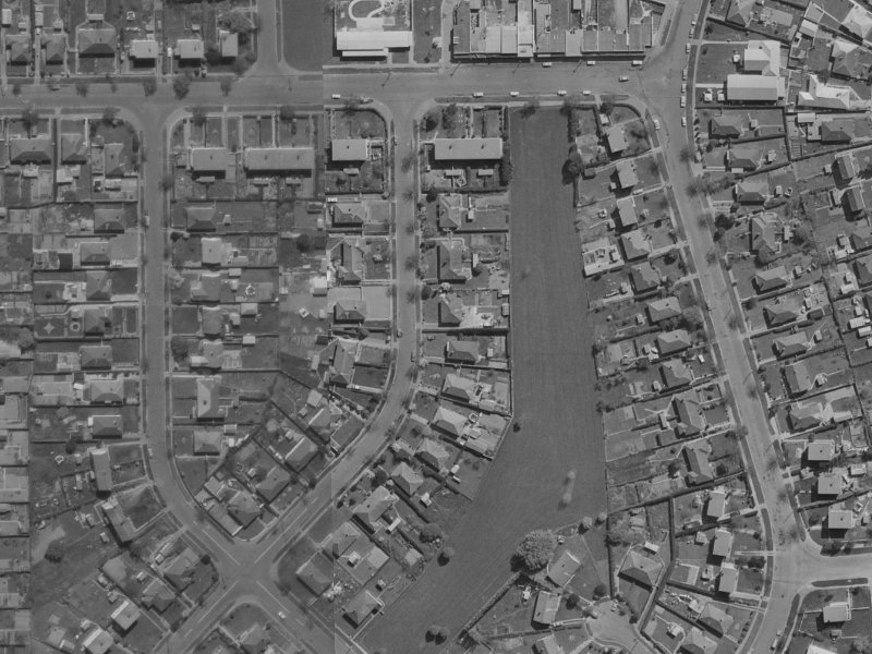 88 Riselaw Street from the air, 1970-1974