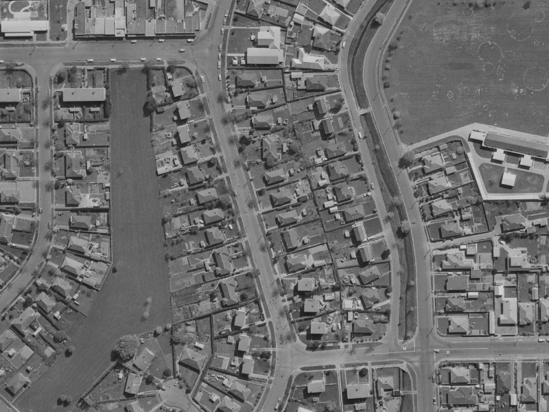92 Emmett Street from the air, 1970-1974