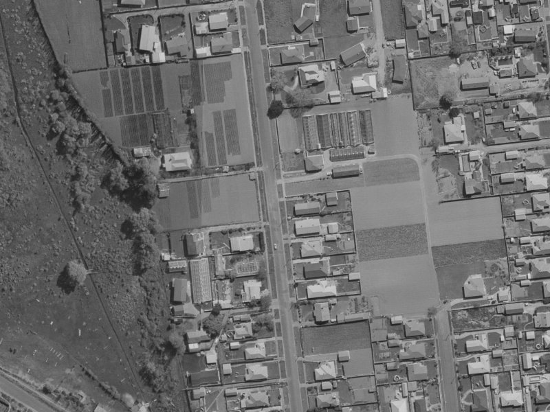 Kingsford Street from the air, 1970-1974