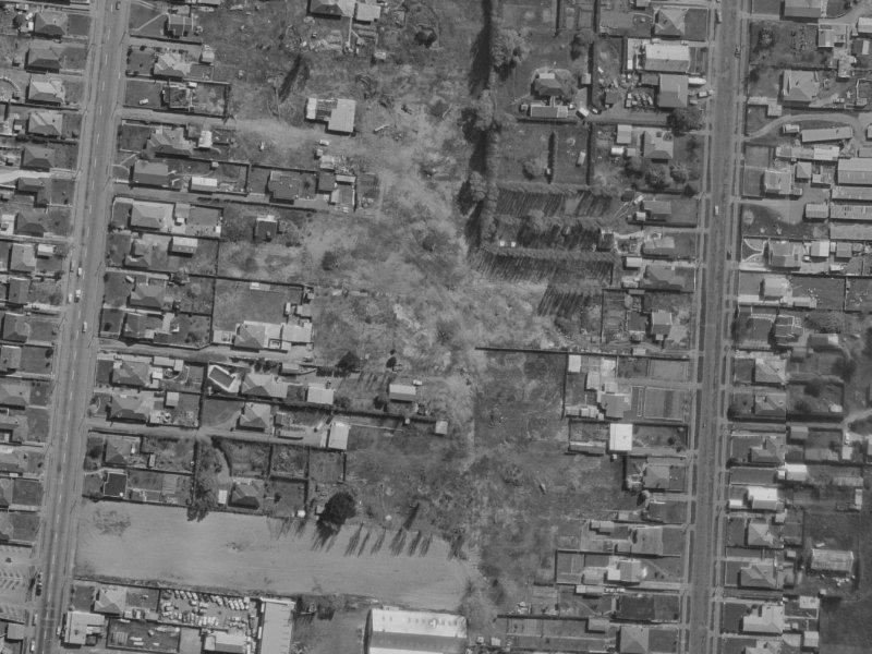 20E Caithness Street from the air, 1970-1974
