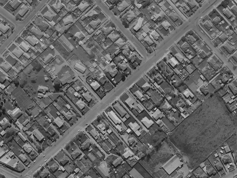 56 Aorangi Road from the air, 1970-1974