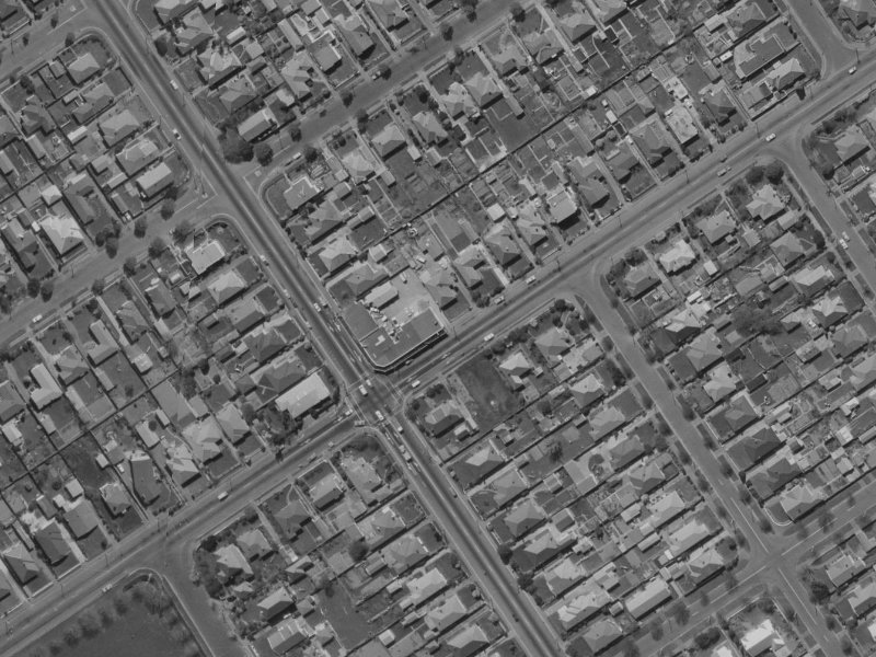 213 Innes Road from the air, 1970-1974