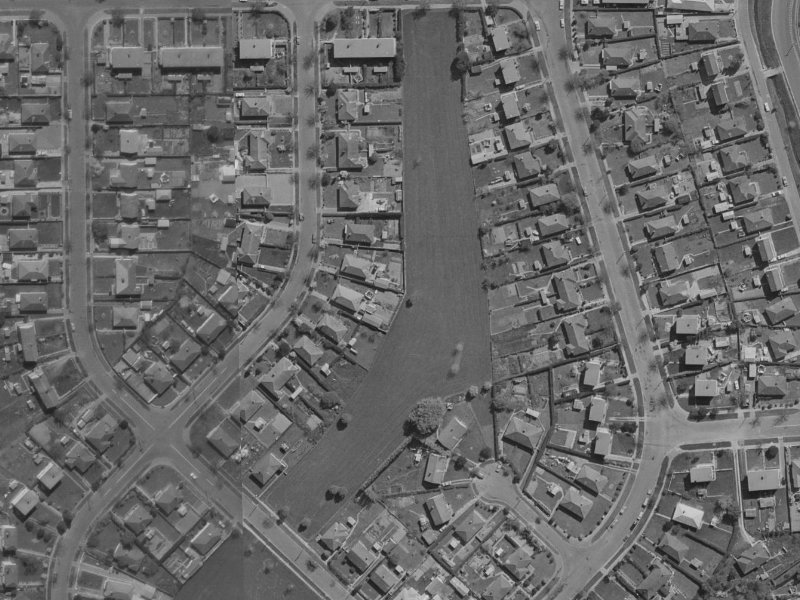 84 Riselaw Street from the air, 1970-1974
