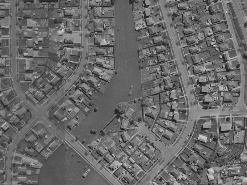 9 Lusk Place from the air, 1970-1974
