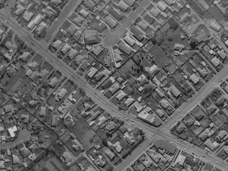 208 Wairakei Road from the air, 1970-1974