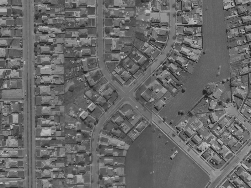 73 Riselaw Street from the air, 1970-1974