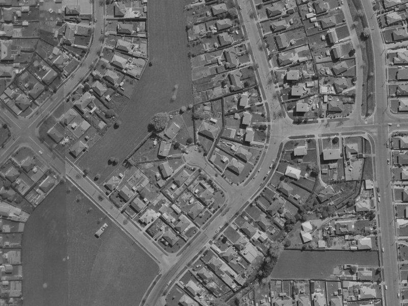 4 Lusk Place from the air, 1970-1974