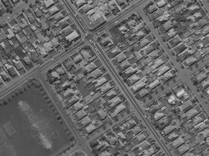 229 Cranford Street from the air, 1970-1974
