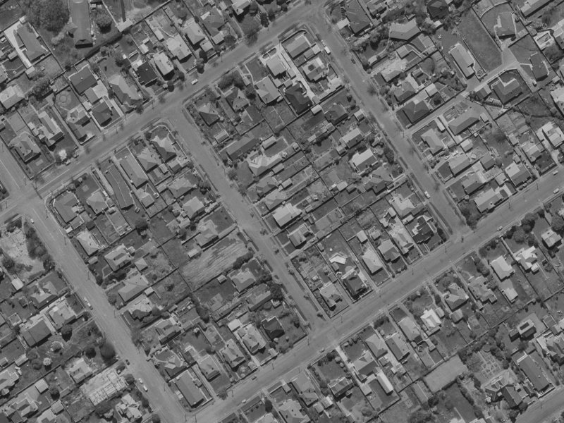 14 Norfolk Street from the air, 1970-1974