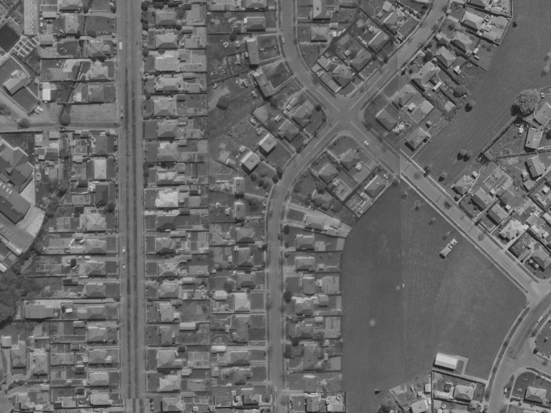 61 Riselaw Street from the air, 1970-1974