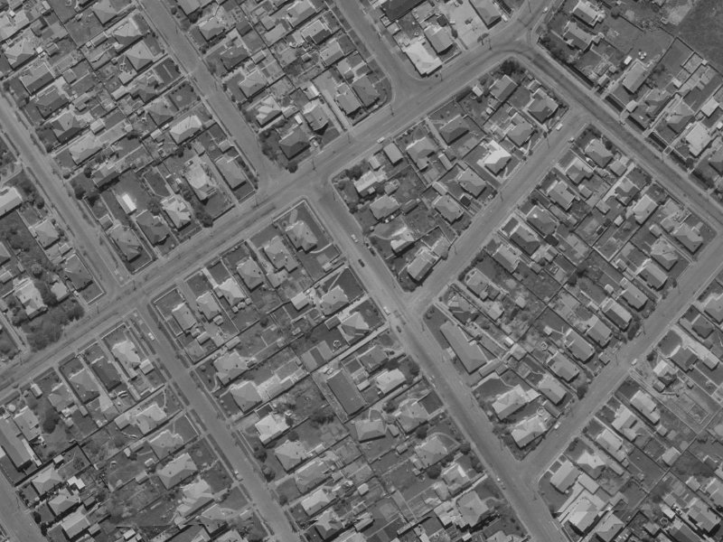 109 Flockton Street from the air, 1970-1974
