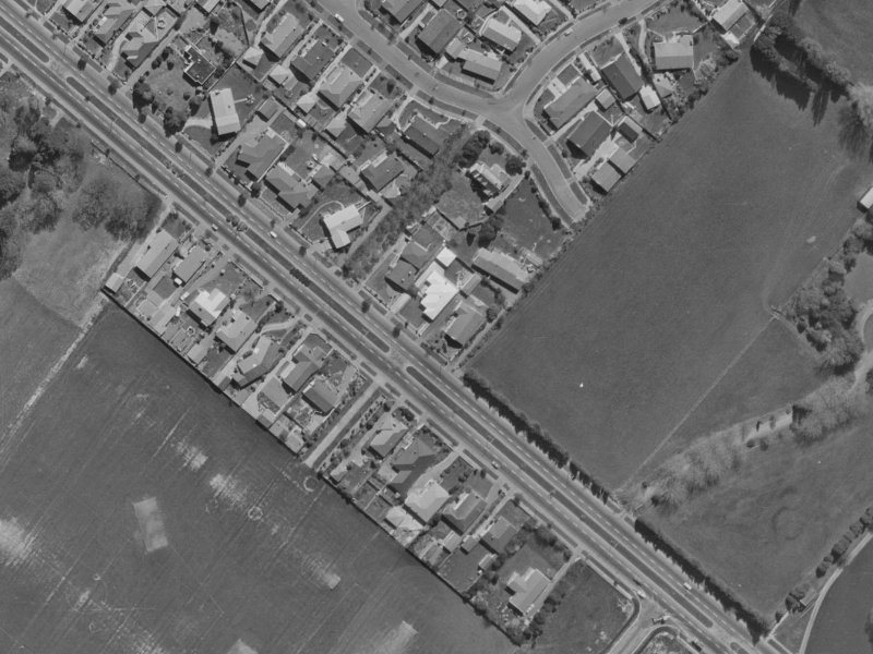 284 Memorial Avenue from the air, 1970-1974