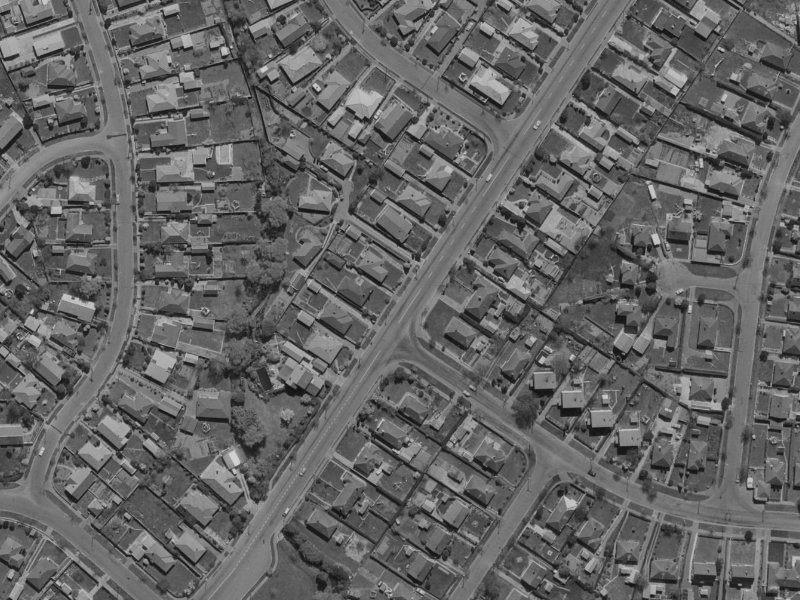 187 Greers Road from the air, 1970-1974