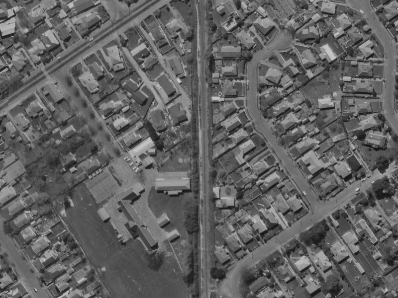 15A Lansbury Avenue from the air, 1970-1974