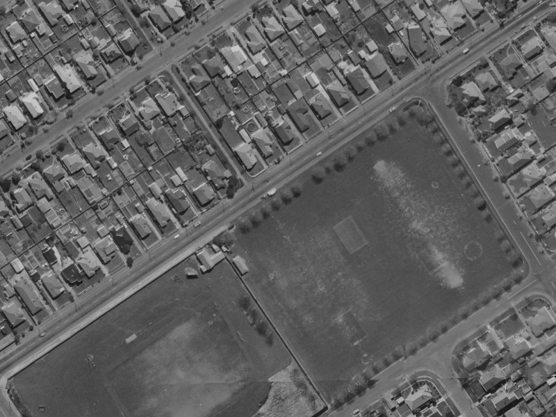 192 Innes Road from the air, 1970-1974