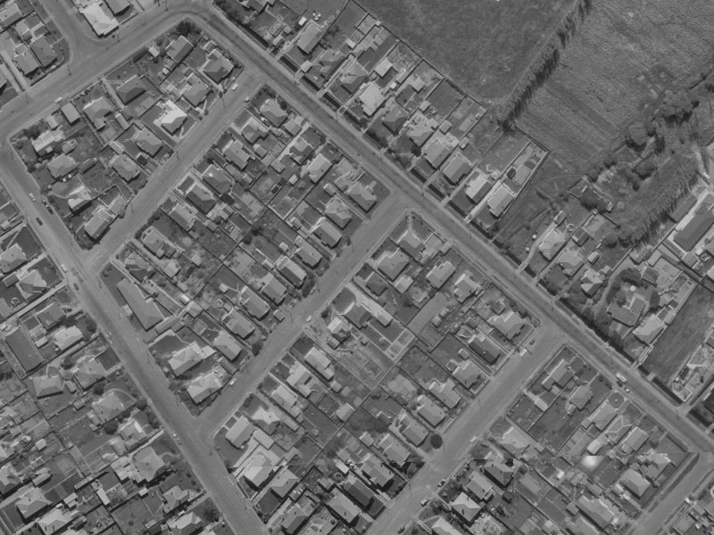 25 Archer Street from the air, 1970-1974